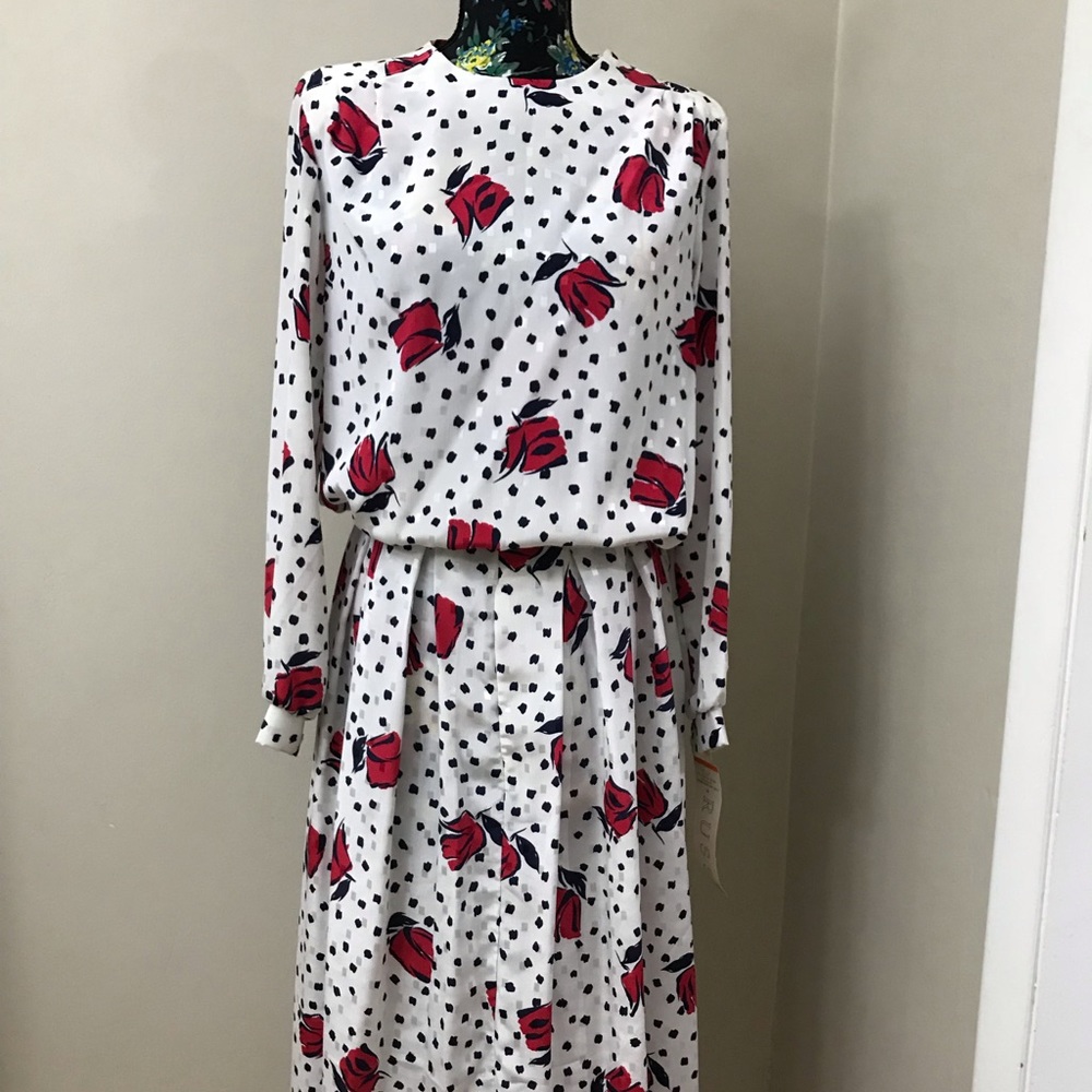 Vintage rrrrRuss flowered 2 piece